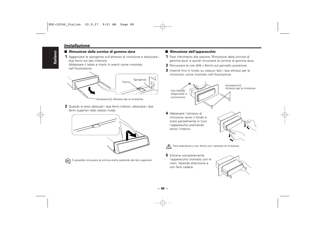 Kenwood KDC-2094 User Manual | Page 88 / 128