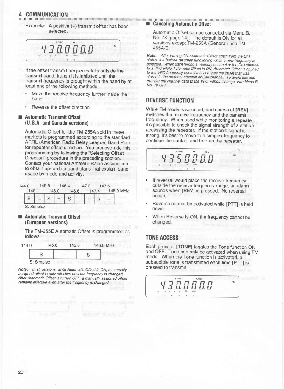 Kenwood TM-255E User Manual | Page 27 / 66