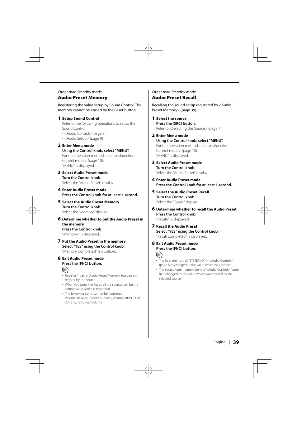 Kenwood KDC-MP635 User Manual | Page 39 / 52