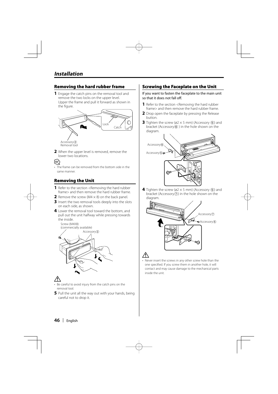Installation | Kenwood KDC-MP635 User Manual | Page 46 / 52