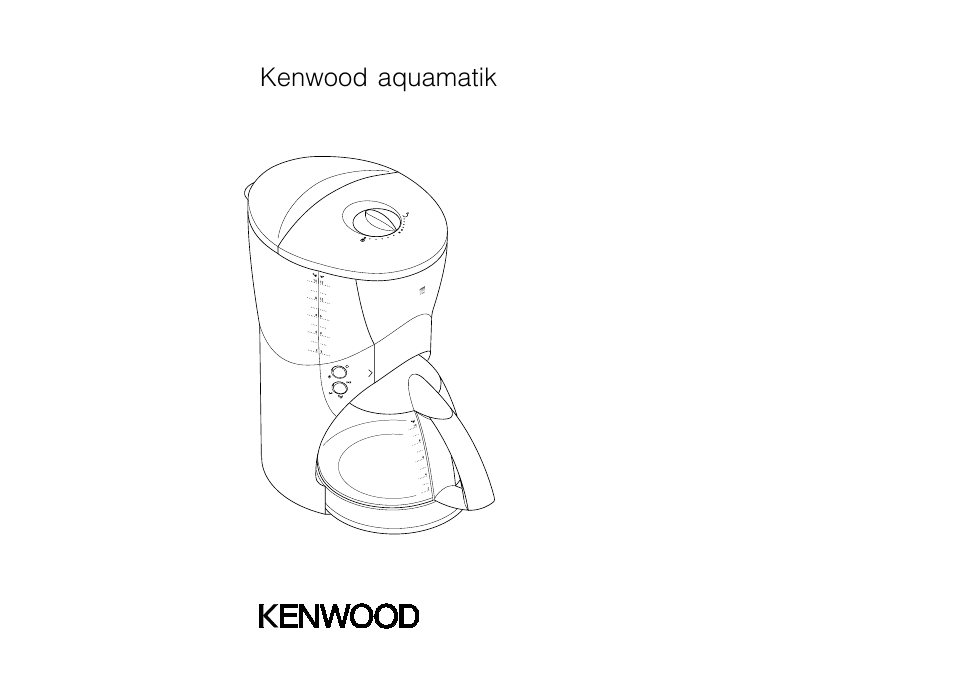 Kenwood AQUAMATIK CM750 User Manual | 28 pages