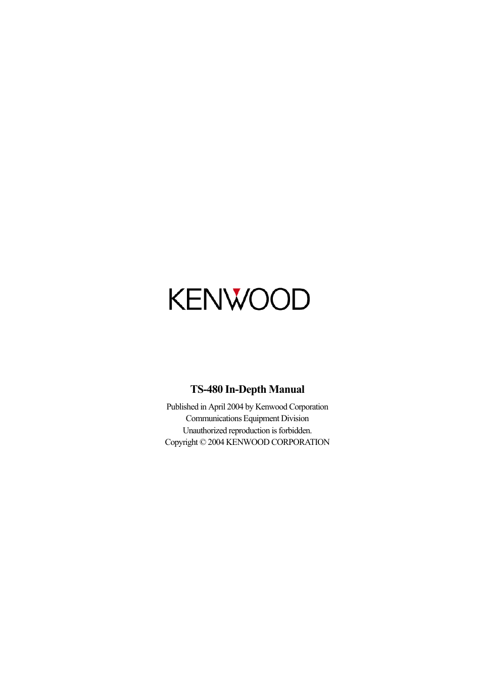 Ts-480 in-depth manual | Kenwood TS-480 User Manual | Page 59 / 59