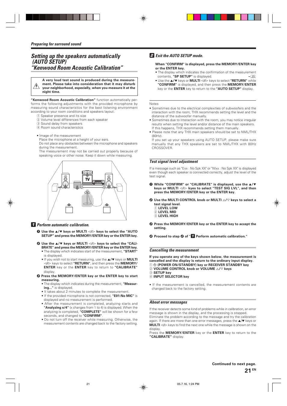 Kenwood VR-9080 User Manual | Page 21 / 56