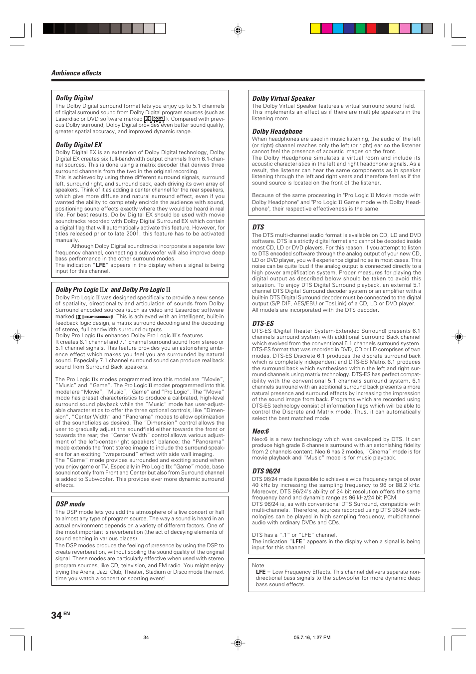 Kenwood VR-9080 User Manual | Page 34 / 56