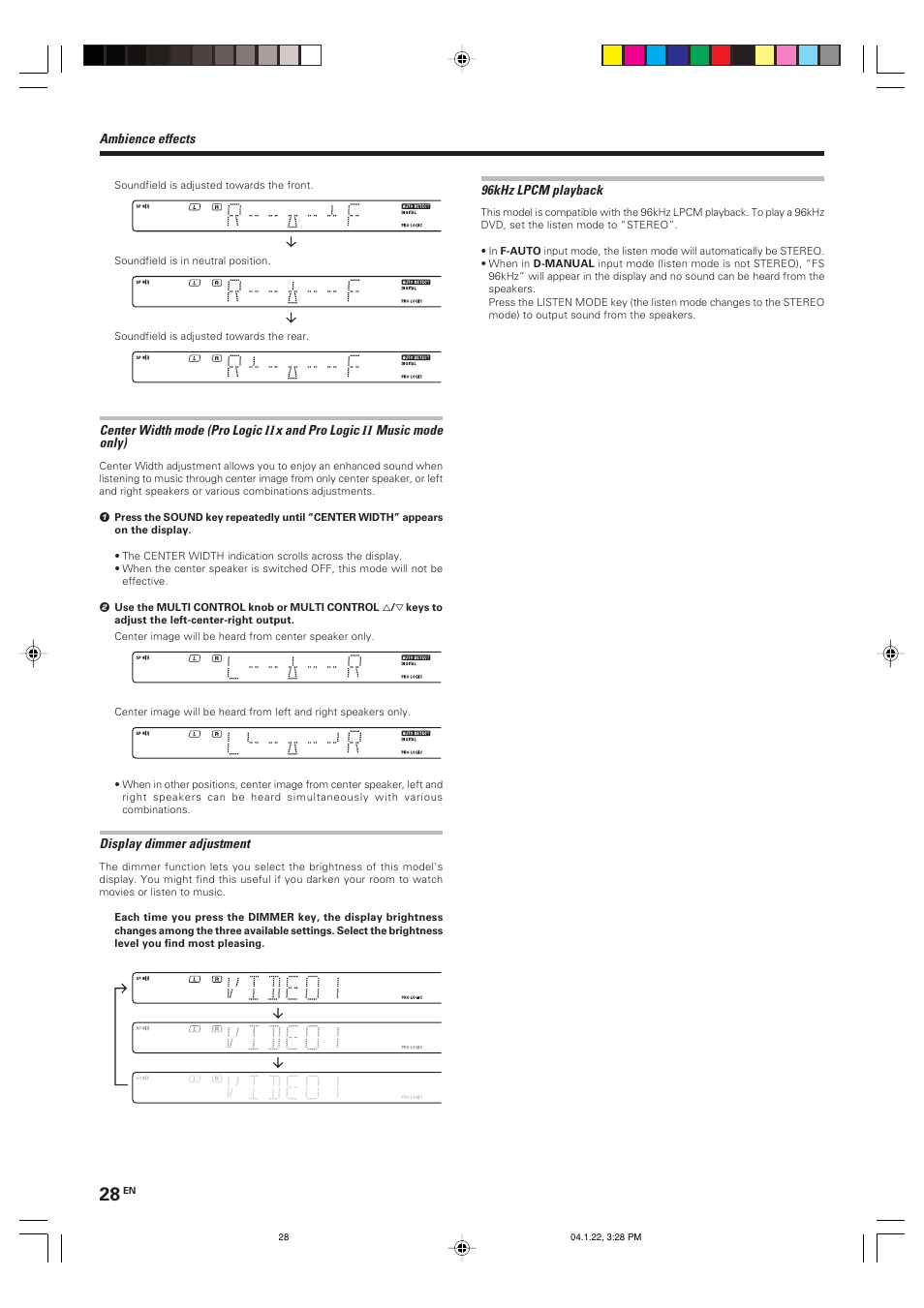 Kenwood KRF-V5080D User Manual | Page 28 / 32