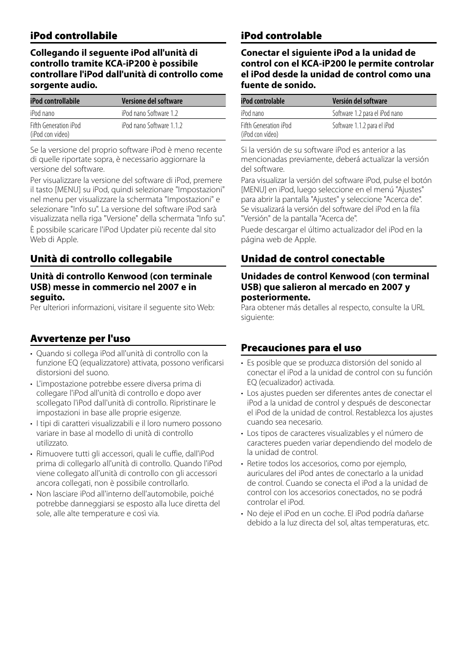 Kenwood KCA-IP200 User Manual | Page 3 / 4