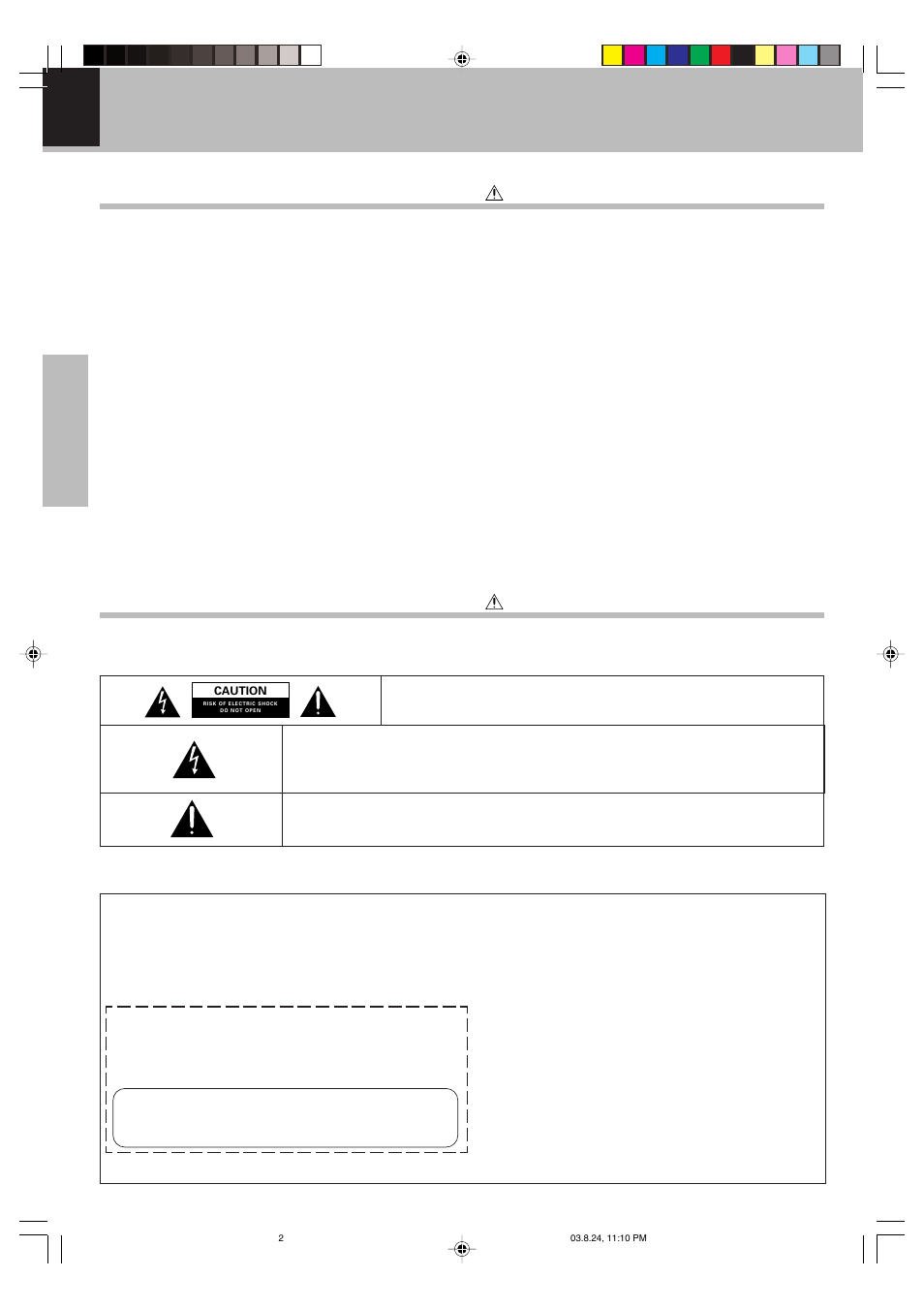 Preparations, Introduction, Before applying power | Safety precautions | Kenwood DVF-S500 User Manual | Page 2 / 40