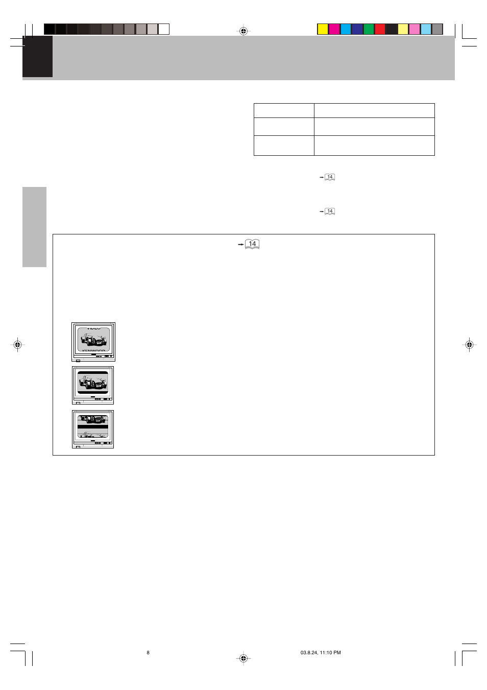 Video formats, Checking the video format ("select tv type" $ ) | Kenwood DVF-S500 User Manual | Page 8 / 40