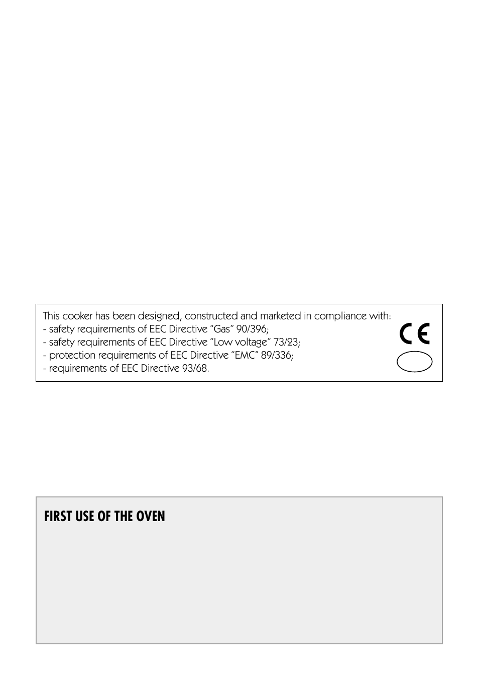 First use of the oven | Kenwood CK 740 User Manual | Page 4 / 48