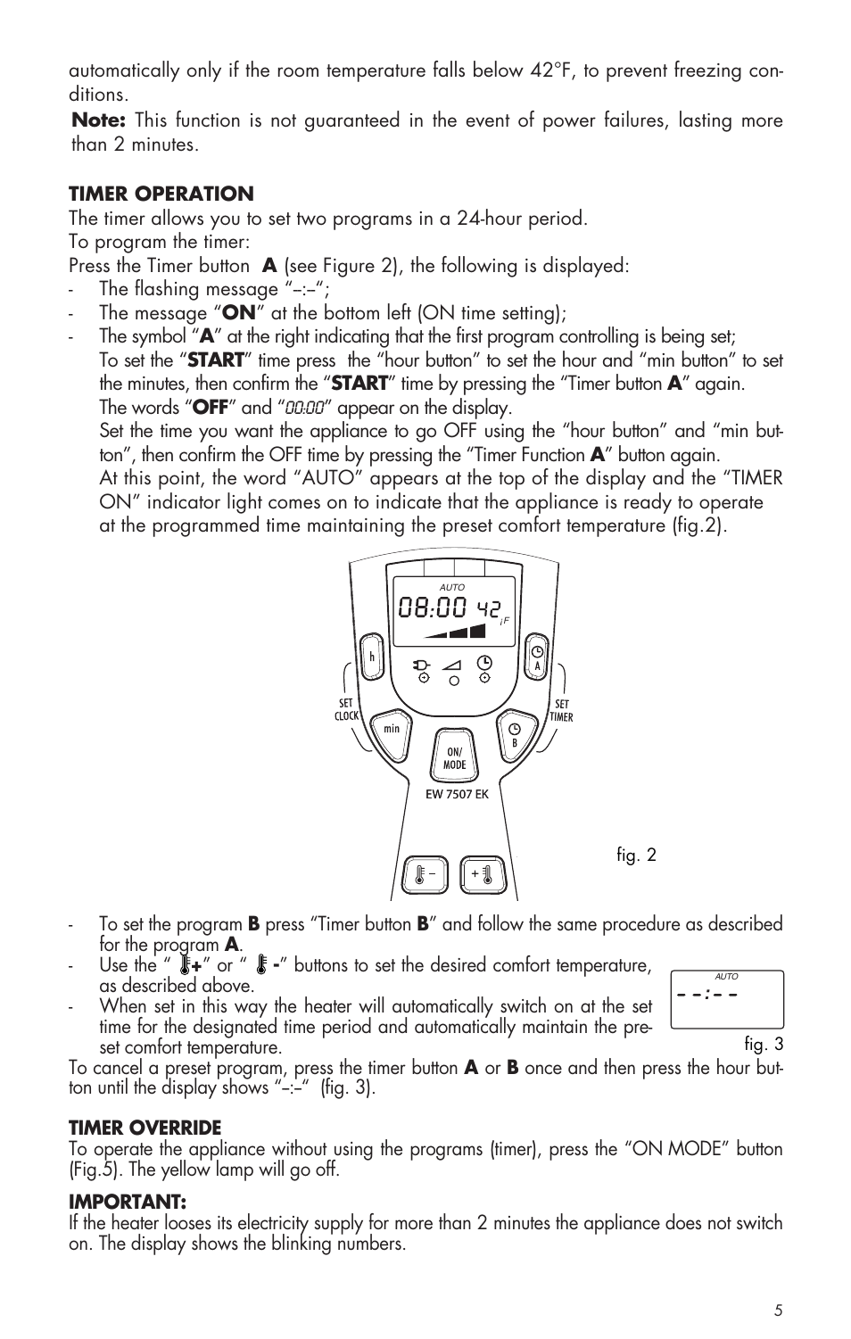 Kenwood EW7507EK User Manual | Page 5 / 15
