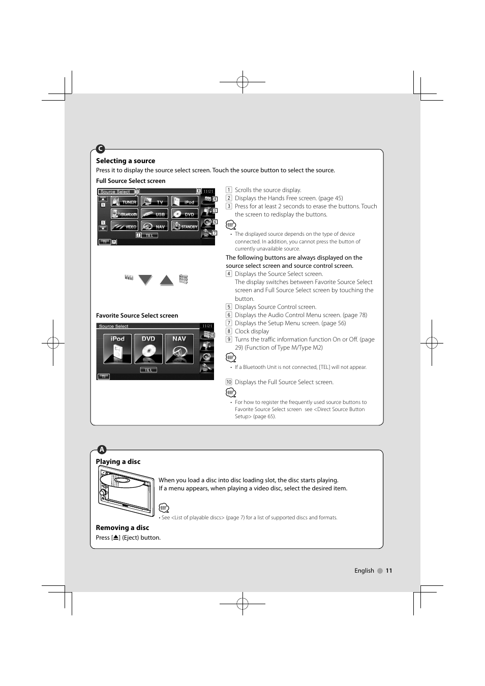 Kenwood DDX5034M User Manual | Page 11 / 92