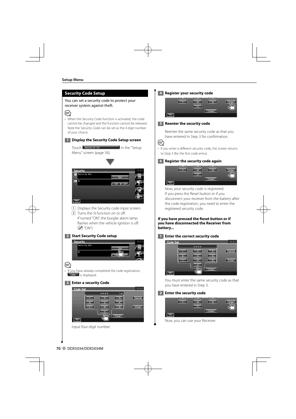 Kenwood DDX5034M User Manual | Page 70 / 92