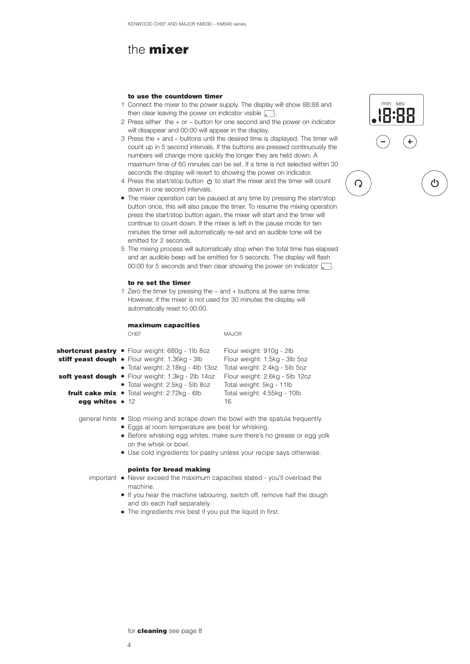 The mixer | Kenwood MAJOR KM040 User Manual | Page 5 / 12