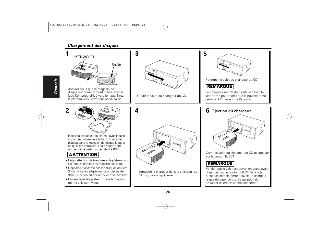 Kenwood KDC-C469FM User Manual | Page 26 / 80