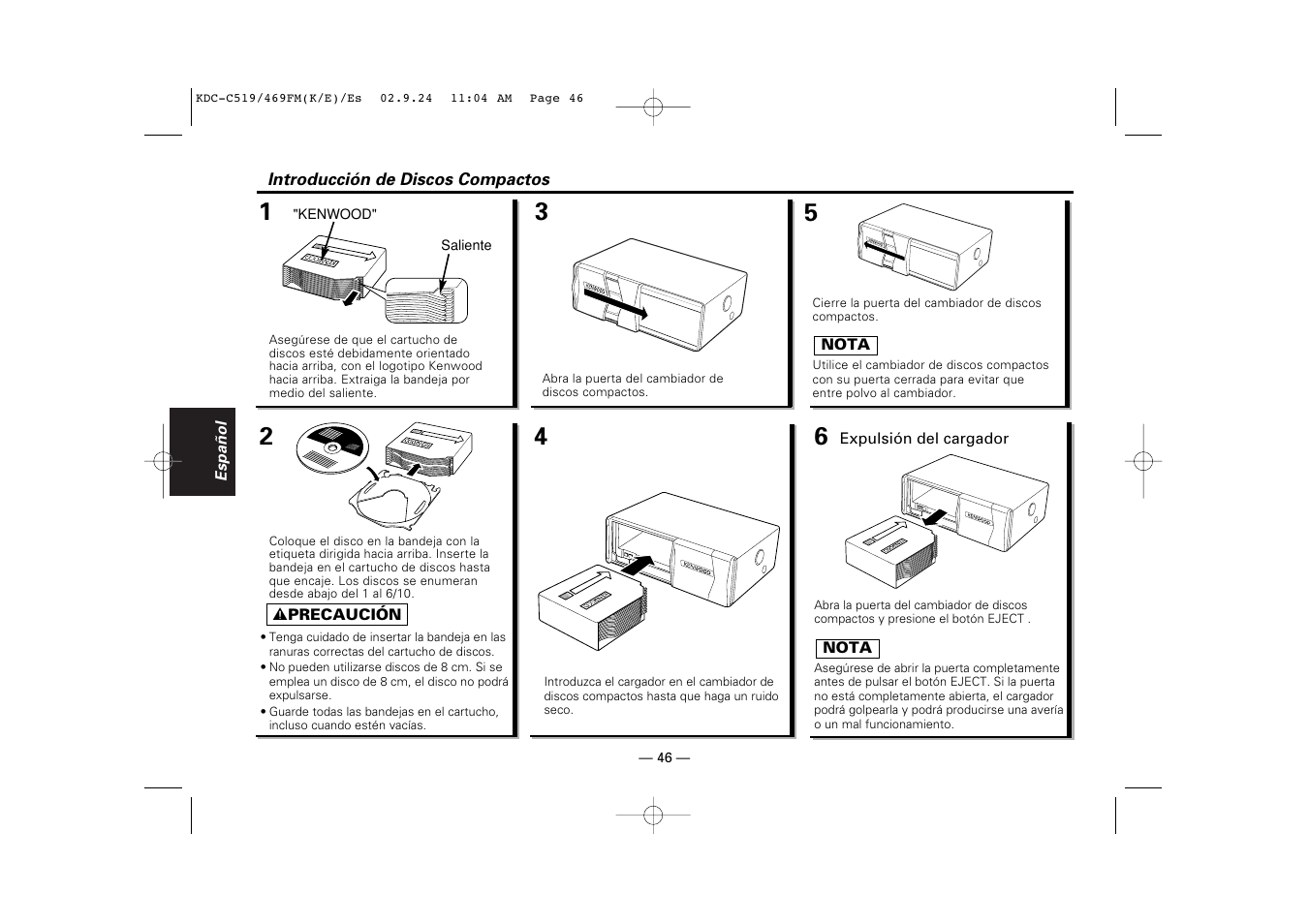 Kenwood KDC-C469FM User Manual | Page 46 / 80