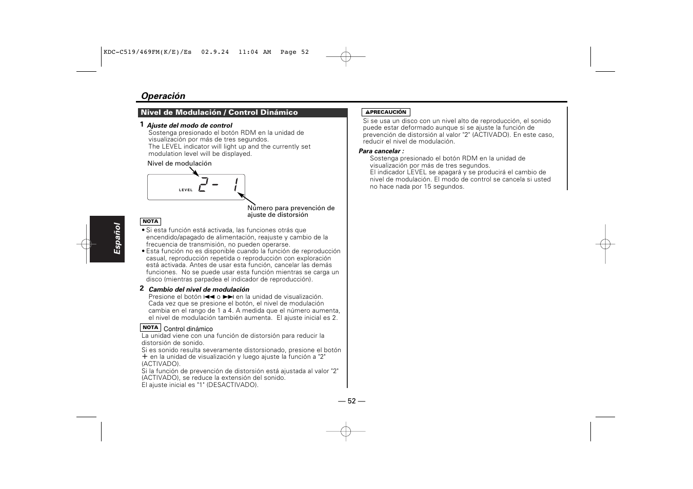 Kenwood KDC-C469FM User Manual | Page 52 / 80