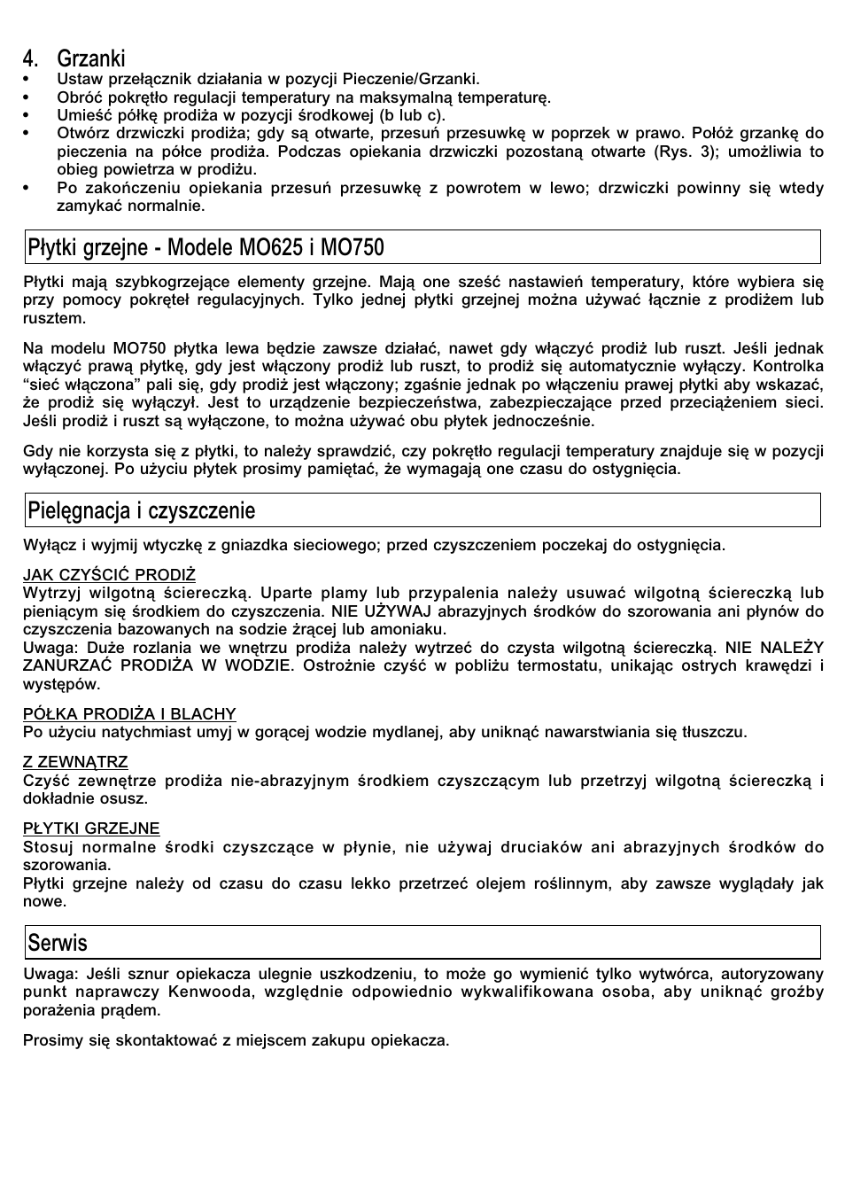 Grzanki | Kenwood Mini Oven User Manual | Page 38 / 57