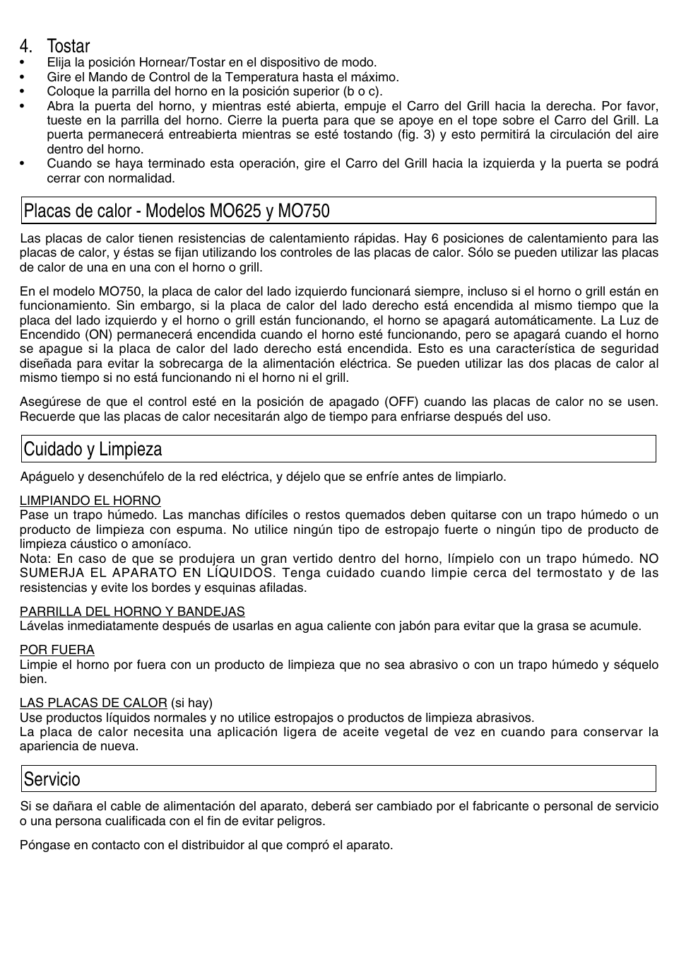 Tostar | Kenwood Mini Oven User Manual | Page 47 / 57