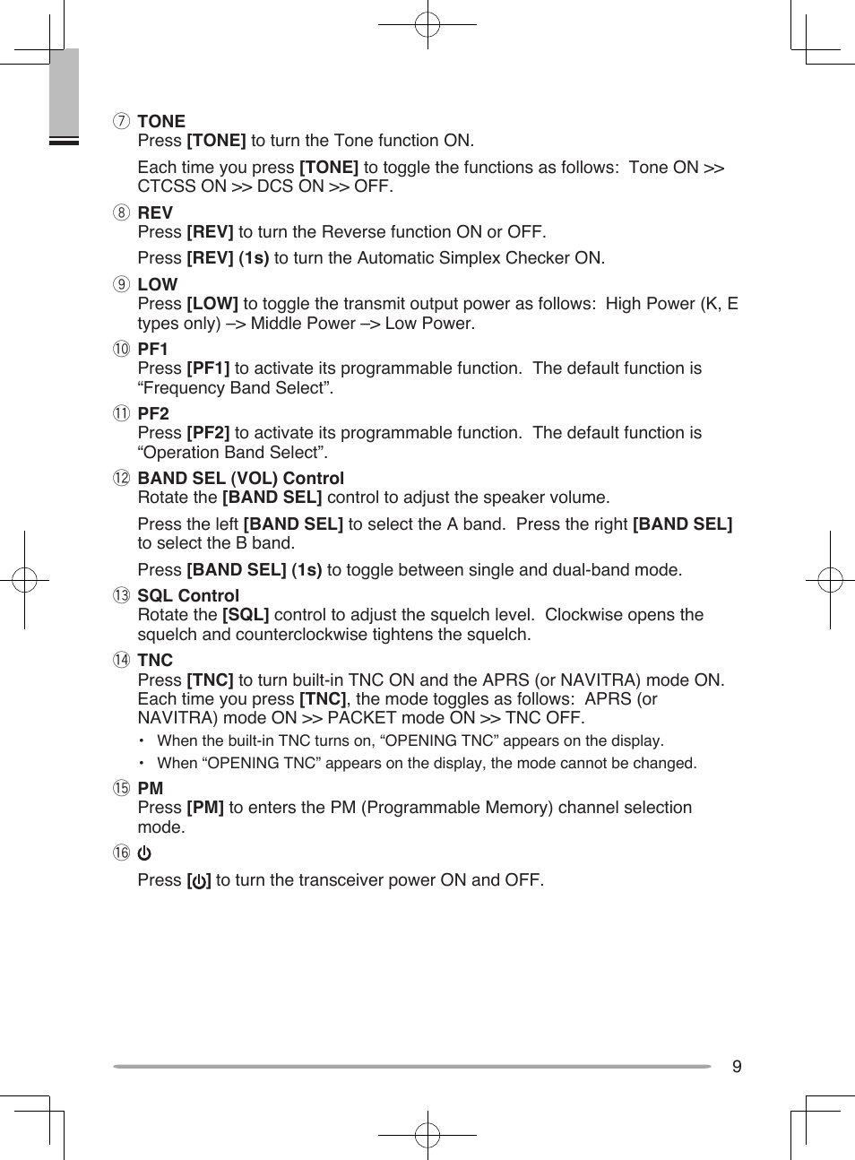 Getting acquainted | Kenwood TM-D710A User Manual | Page 15 / 51