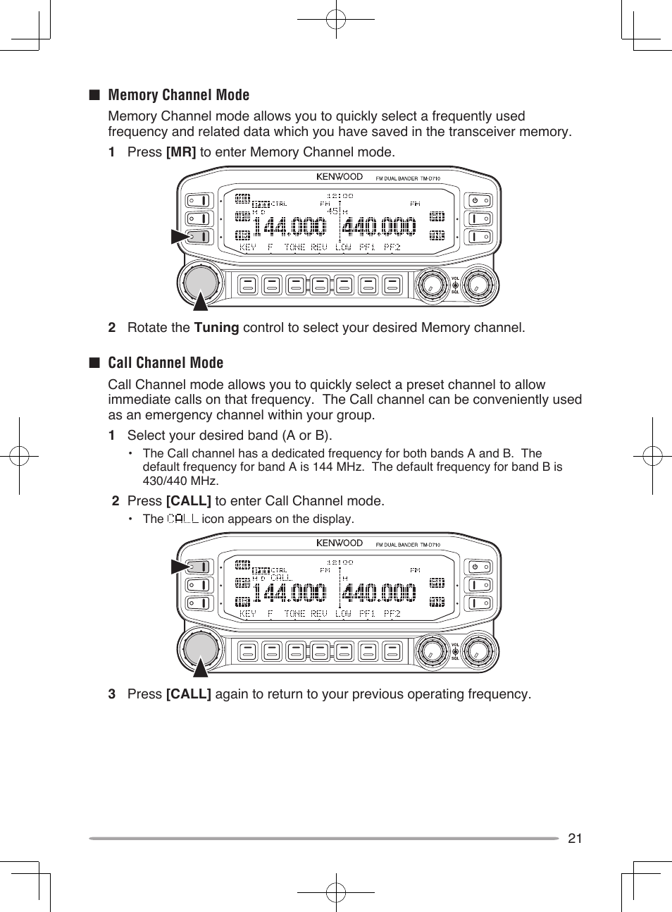 Kenwood TM-D710A User Manual | Page 27 / 51