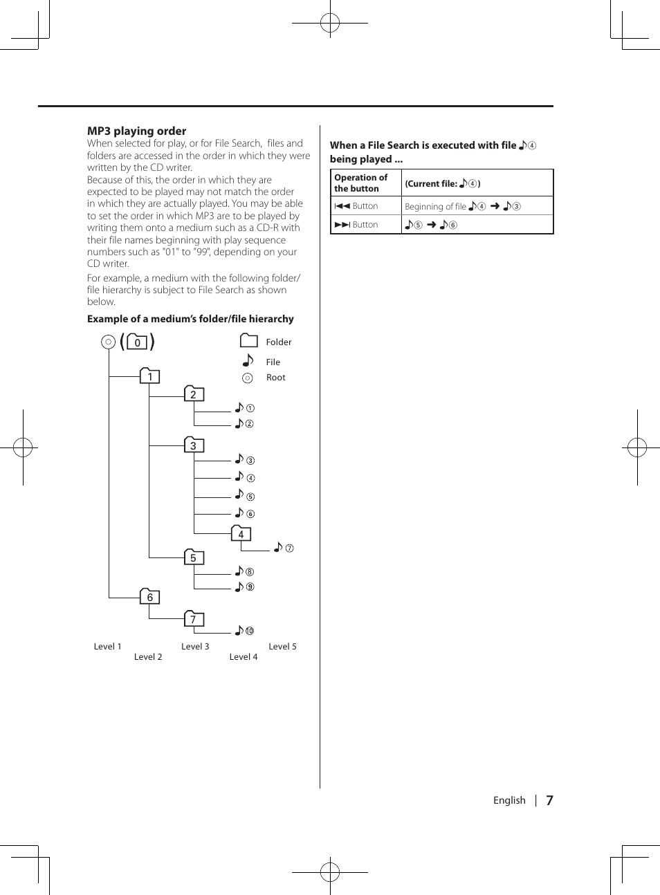 Kenwood KDV-MP765 User Manual | Page 7 / 42