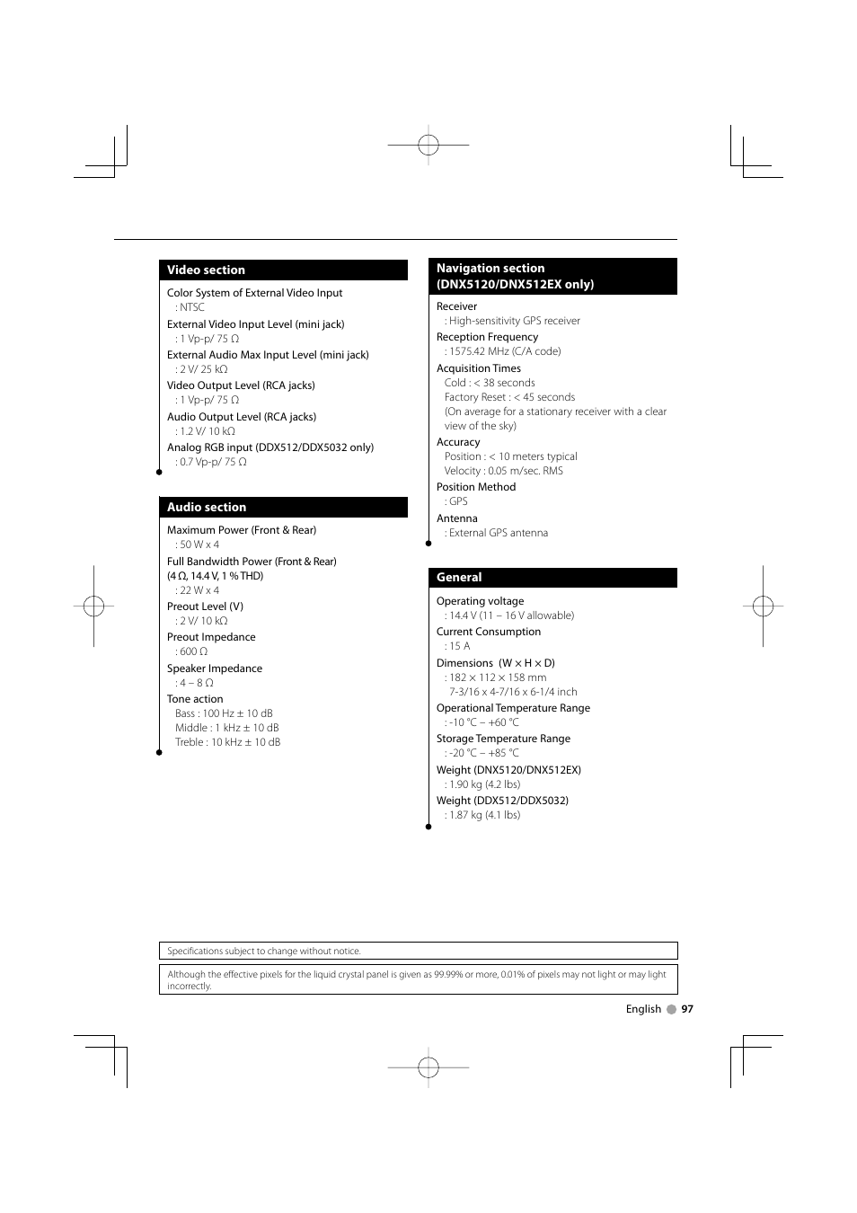 Kenwood DNX5120 User Manual | Page 97 / 100