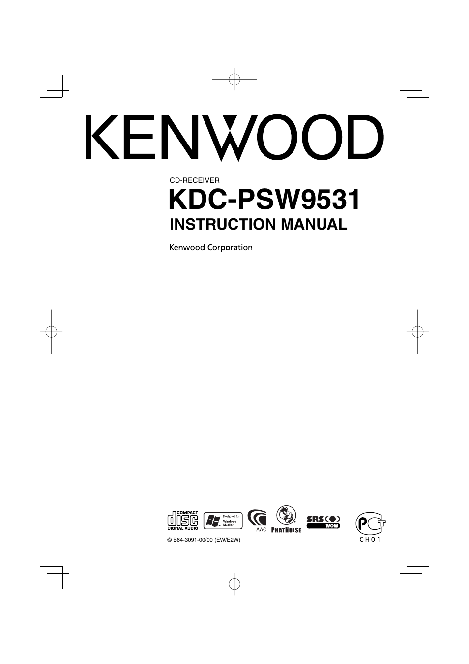 Kenwood KDC-PSW9531 User Manual | 64 pages