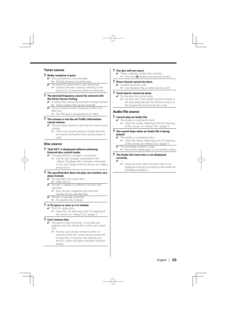 Kenwood KDC-PSW9531 User Manual | Page 59 / 64