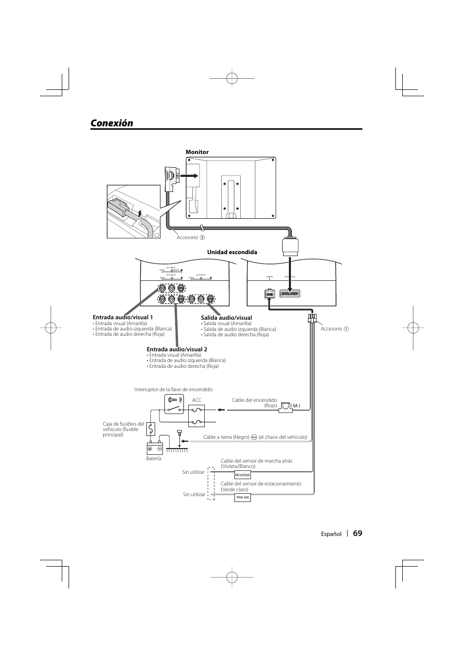 Conexión | Kenwood LZ-702IR User Manual | Page 69 / 96