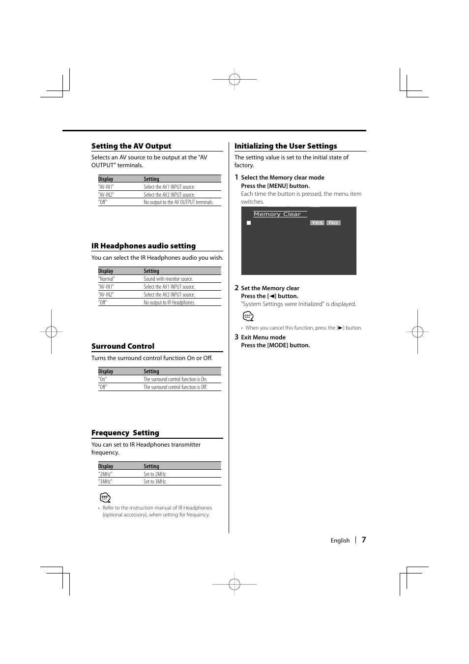 Kenwood LZ-702IR User Manual | Page 7 / 96