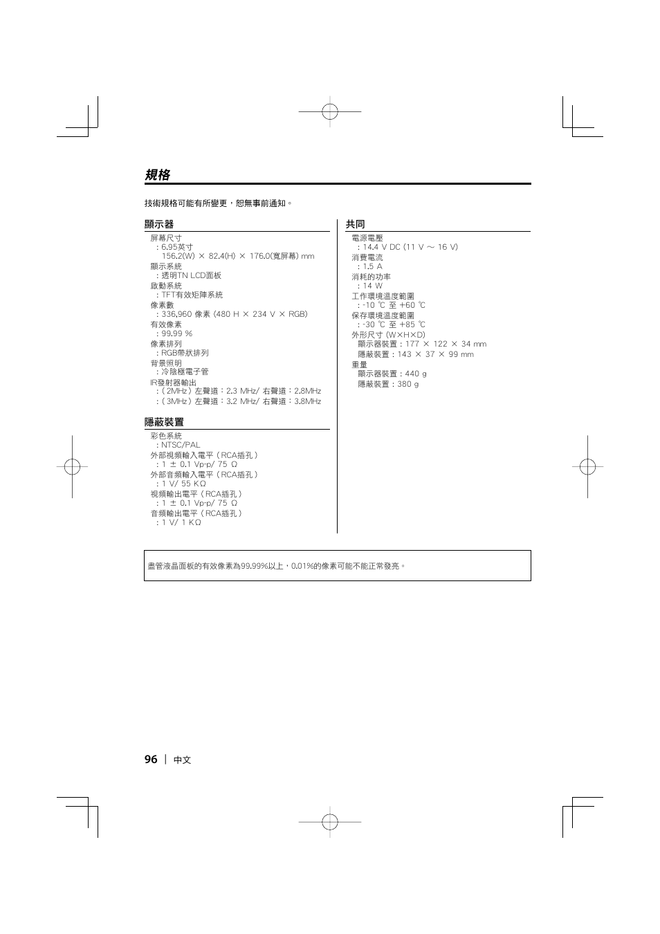 Kenwood LZ-702IR User Manual | Page 96 / 96