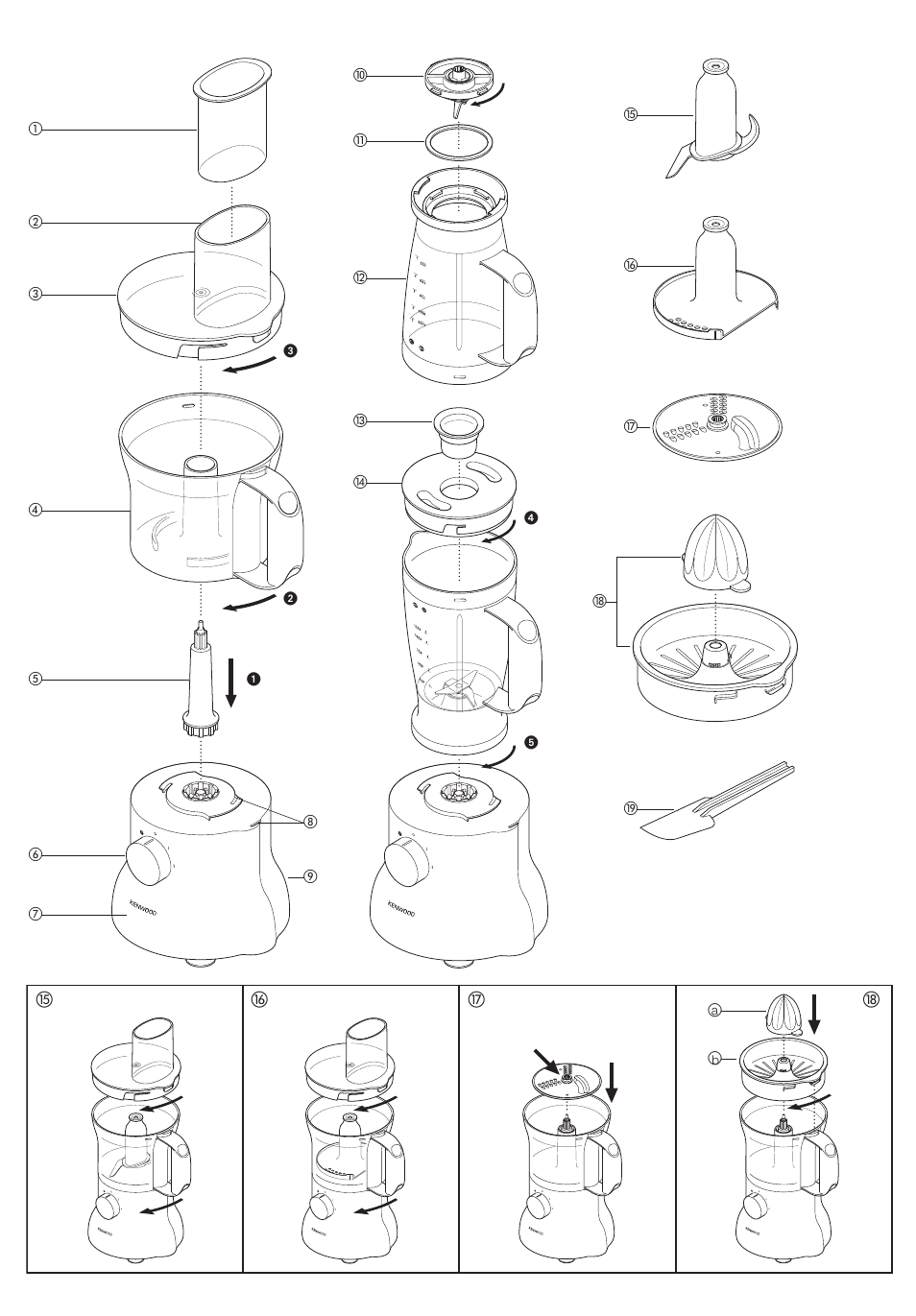 Kenwood FP220 series User Manual | Page 2 / 8