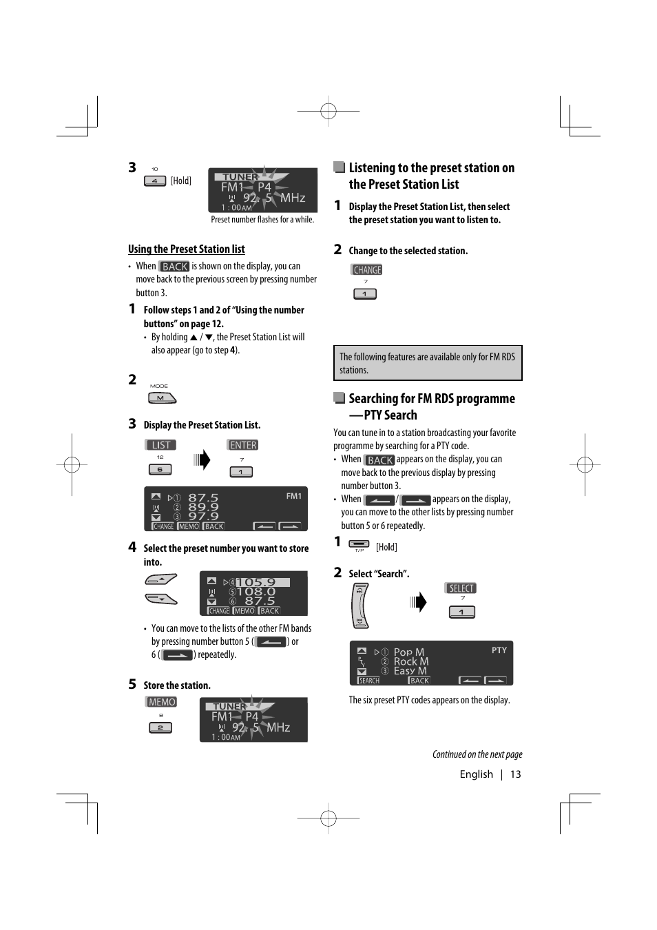 Kenwood KDV-5241U User Manual | Page 13 / 55