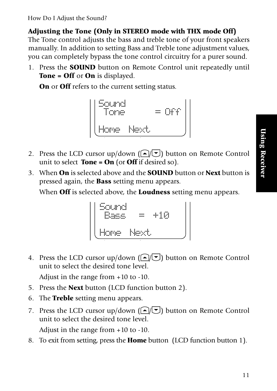 Kenwood Sovereign VR-5080 User Manual | Page 19 / 88