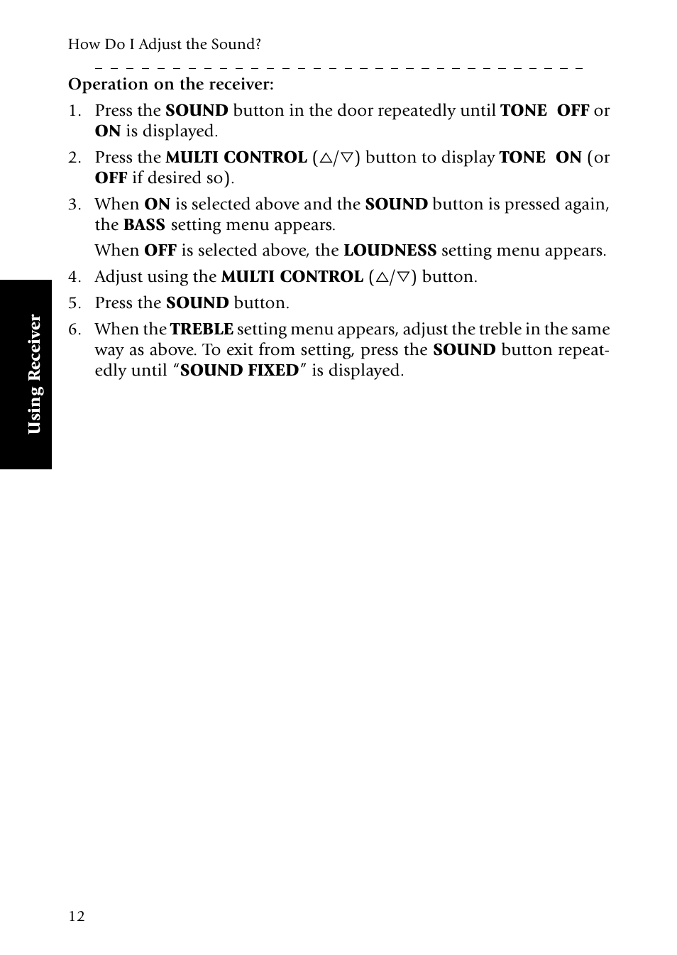 Kenwood Sovereign VR-5080 User Manual | Page 20 / 88