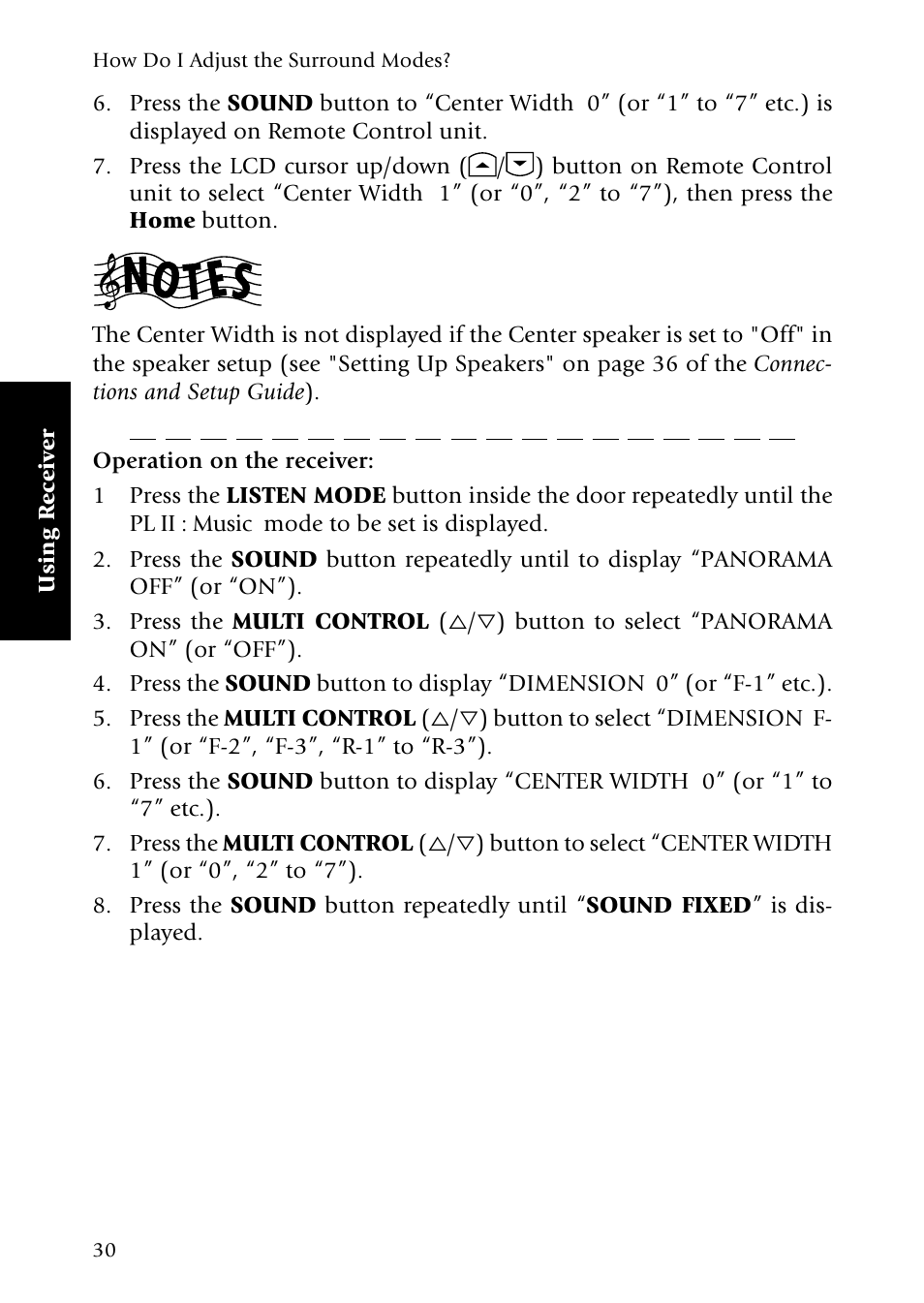 Kenwood Sovereign VR-5080 User Manual | Page 38 / 88