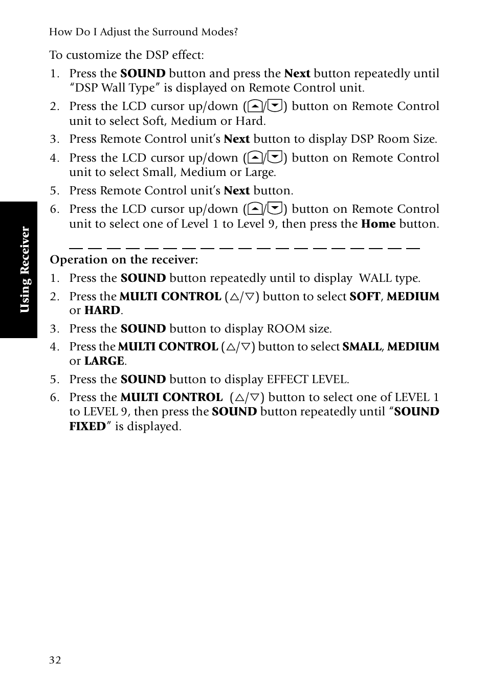 Kenwood Sovereign VR-5080 User Manual | Page 40 / 88