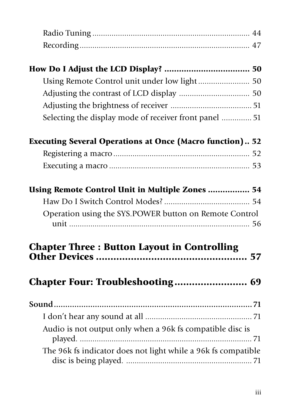 Kenwood Sovereign VR-5080 User Manual | Page 5 / 88