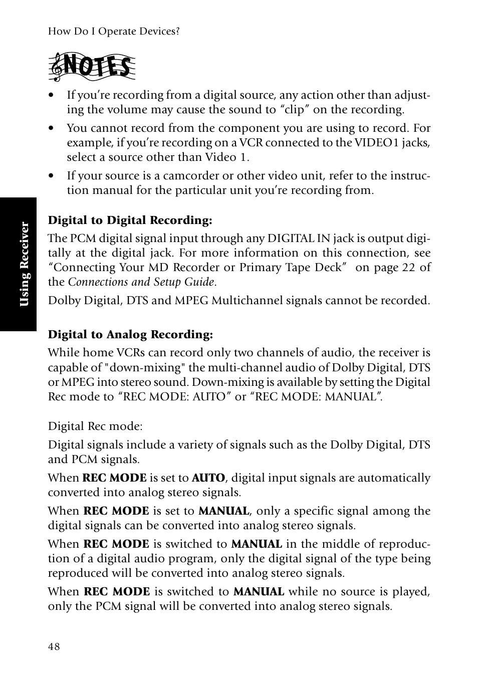 Kenwood Sovereign VR-5080 User Manual | Page 56 / 88