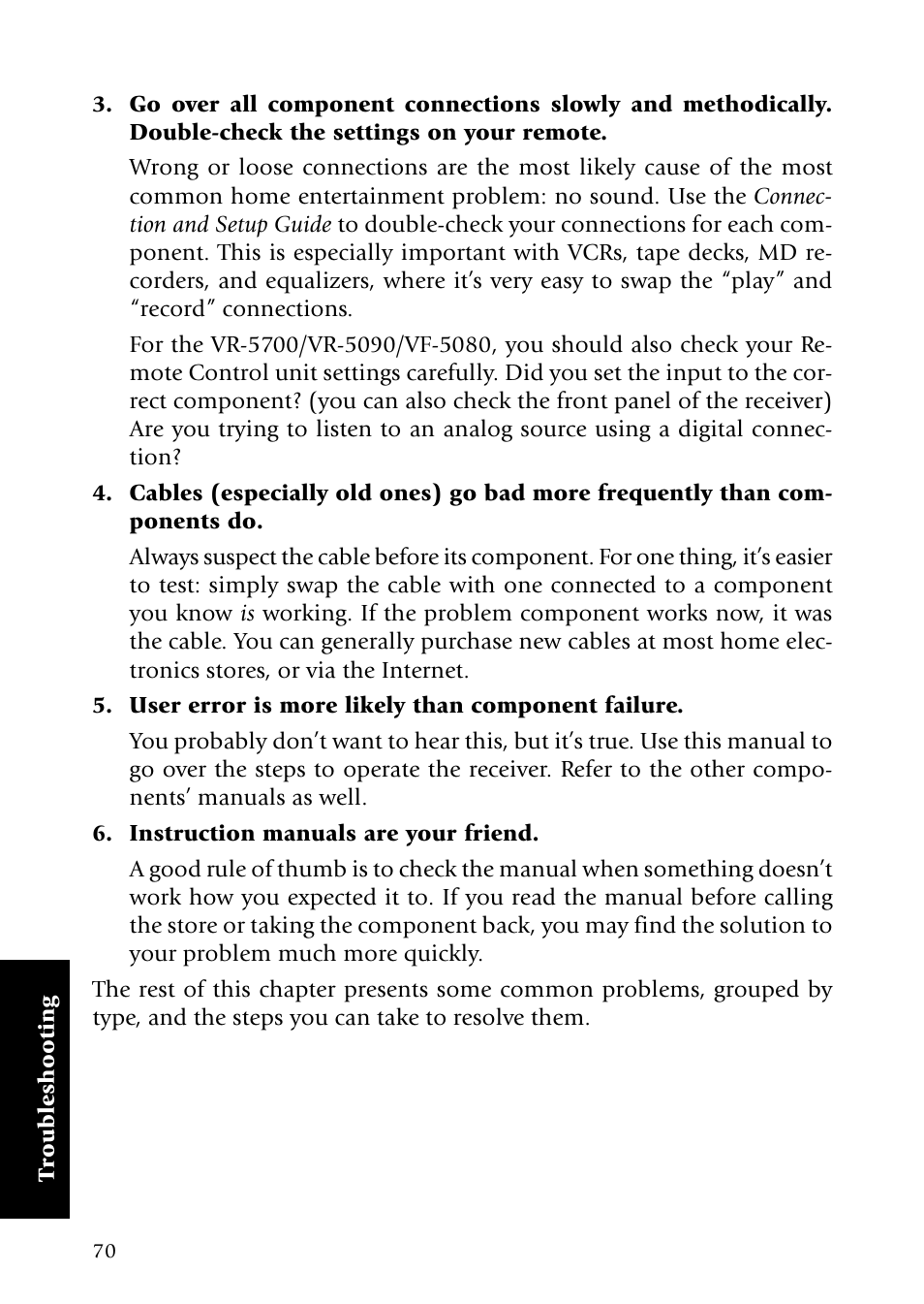 Kenwood Sovereign VR-5080 User Manual | Page 78 / 88