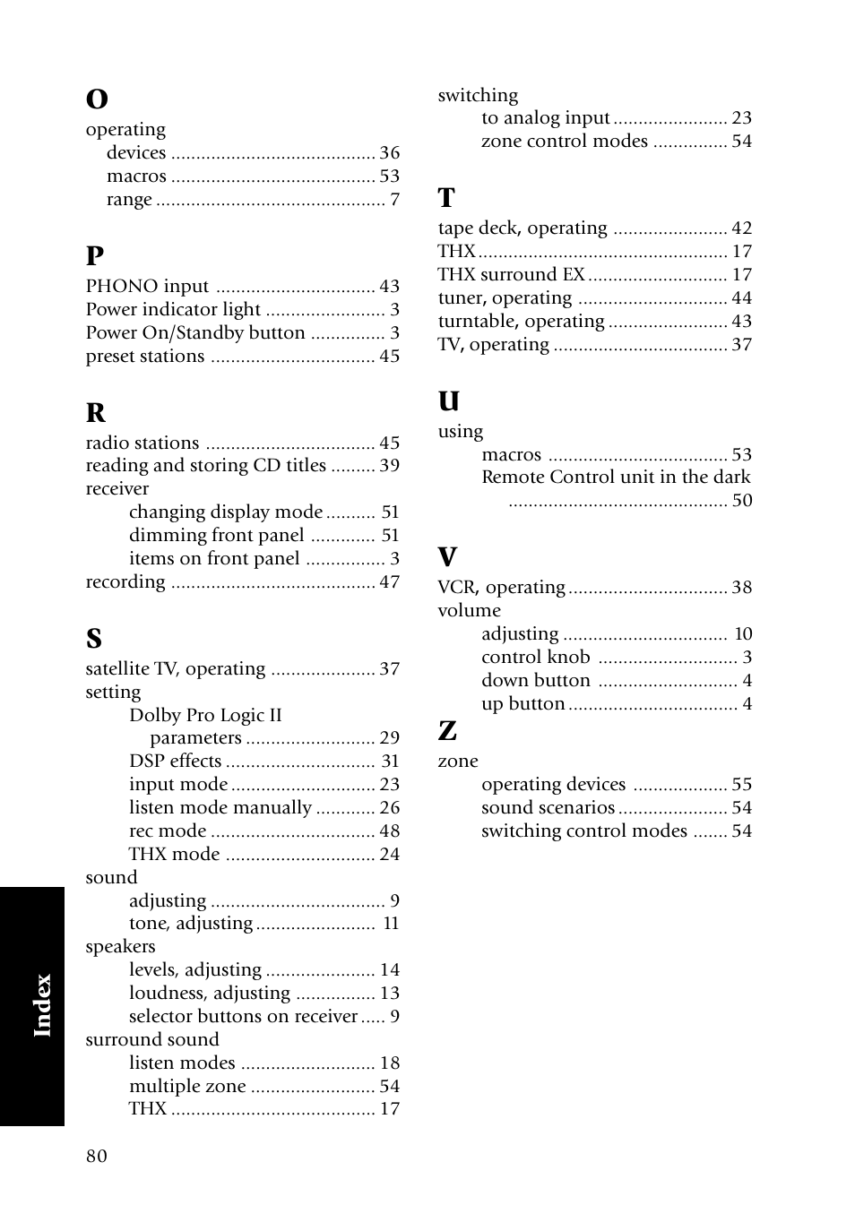 Kenwood Sovereign VR-5080 User Manual | Page 88 / 88