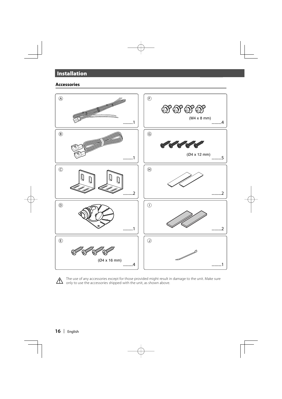 Installation | Kenwood LZ-760R User Manual | Page 16 / 24