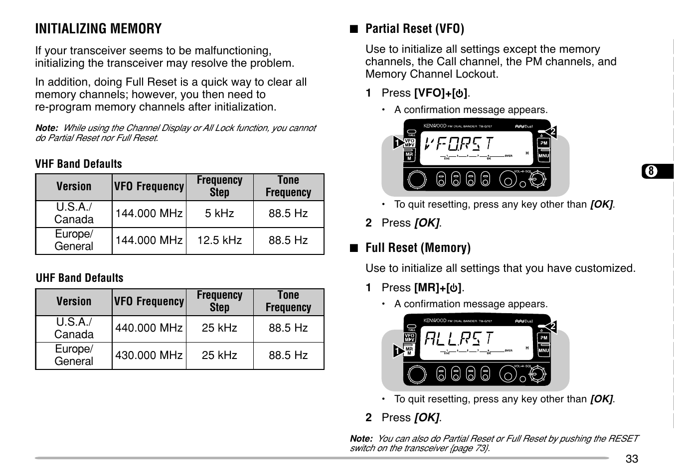 Kenwood TM-G707 User Manual | Page 39 / 84