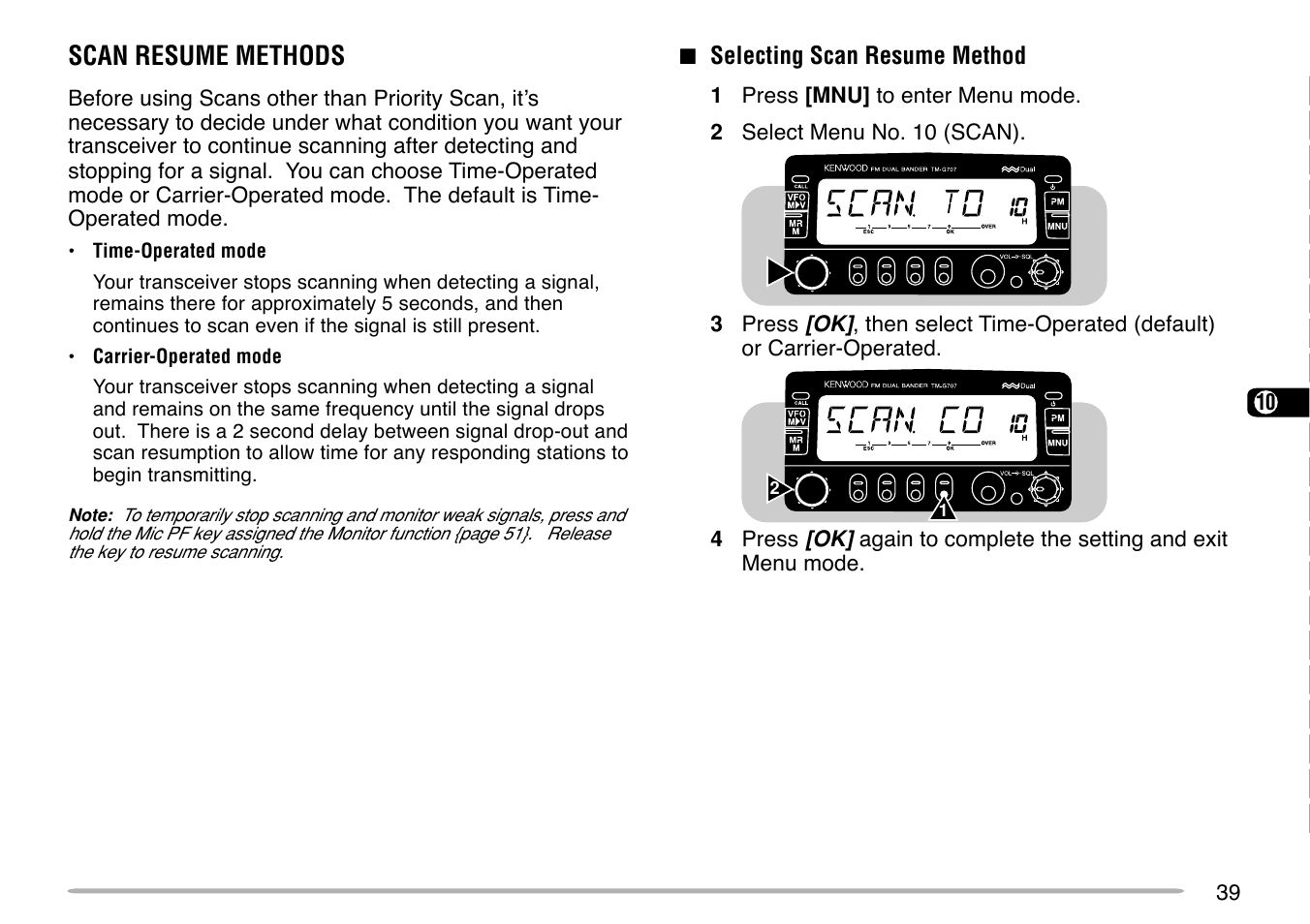 Kenwood TM-G707 User Manual | Page 45 / 84