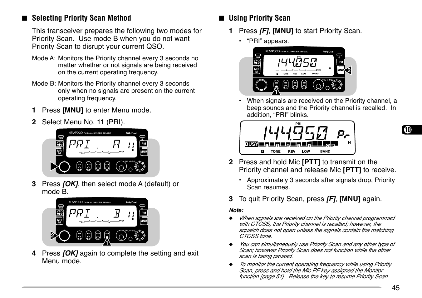 Kenwood TM-G707 User Manual | Page 51 / 84