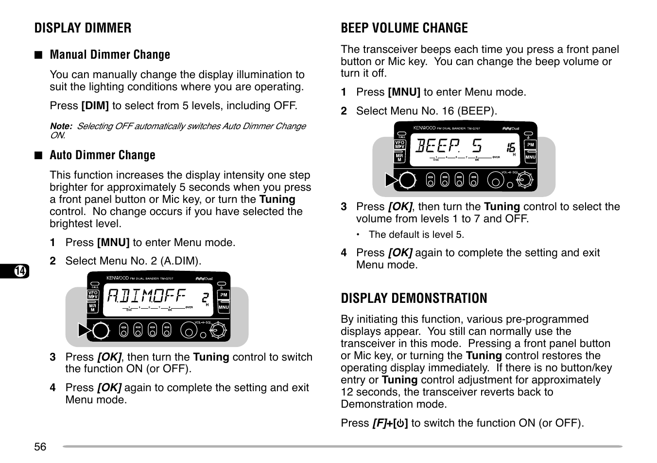 Kenwood TM-G707 User Manual | Page 62 / 84