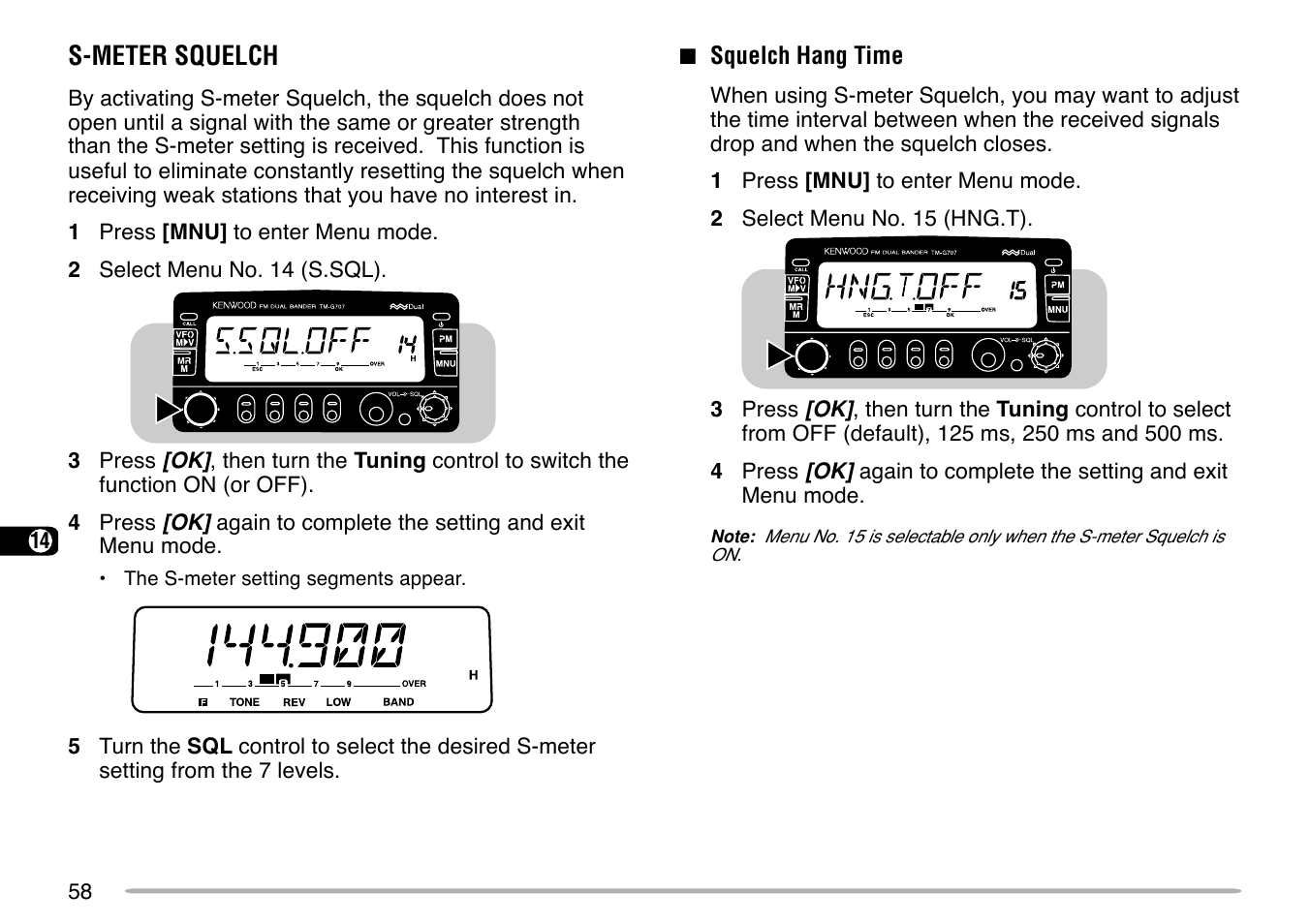 Kenwood TM-G707 User Manual | Page 64 / 84