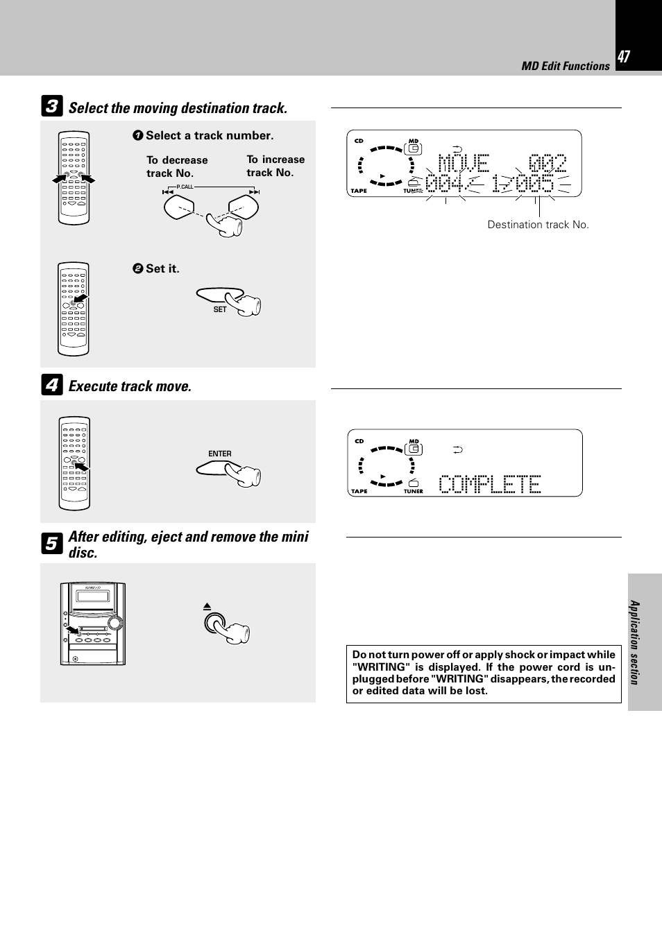 Complete | Kenwood HM-382MD User Manual | Page 47 / 72