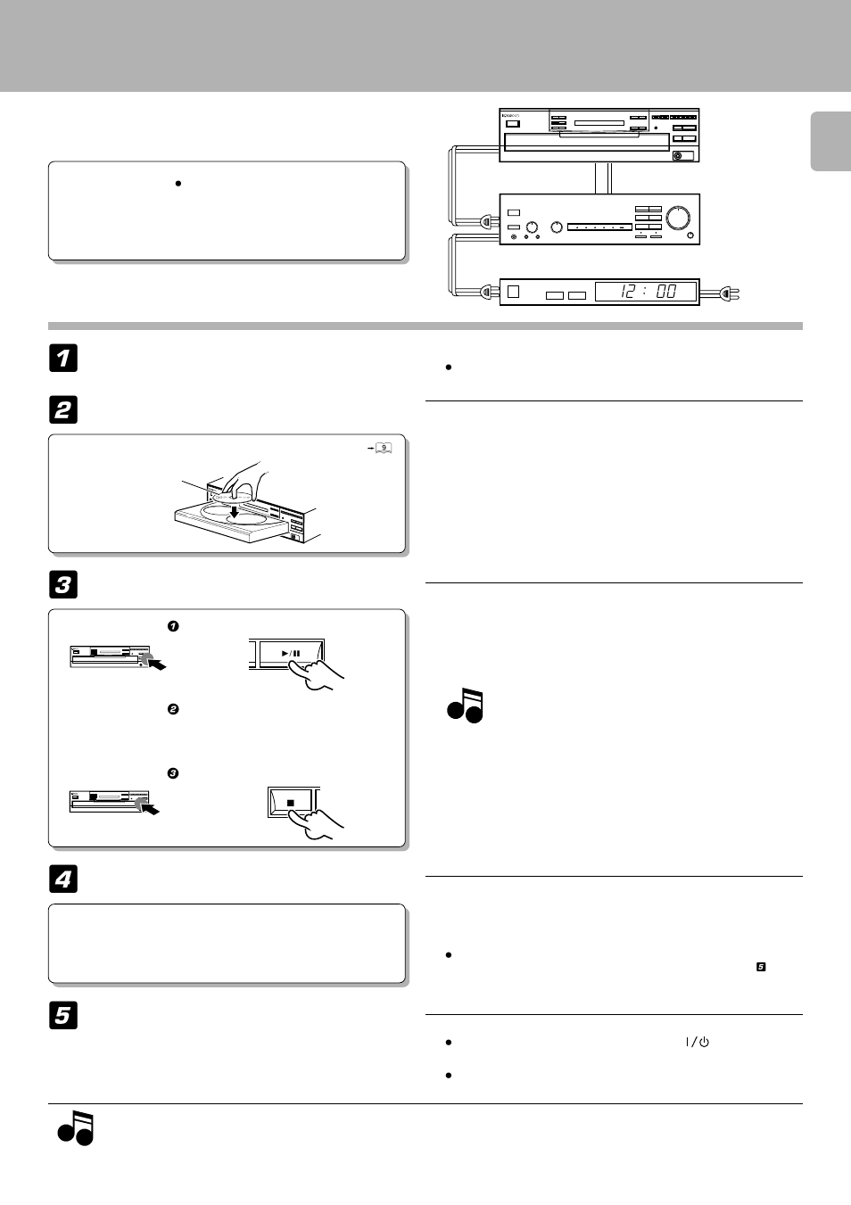 Timer operations, Preparation | Kenwood DPF-R6010 User Manual | Page 23 / 28