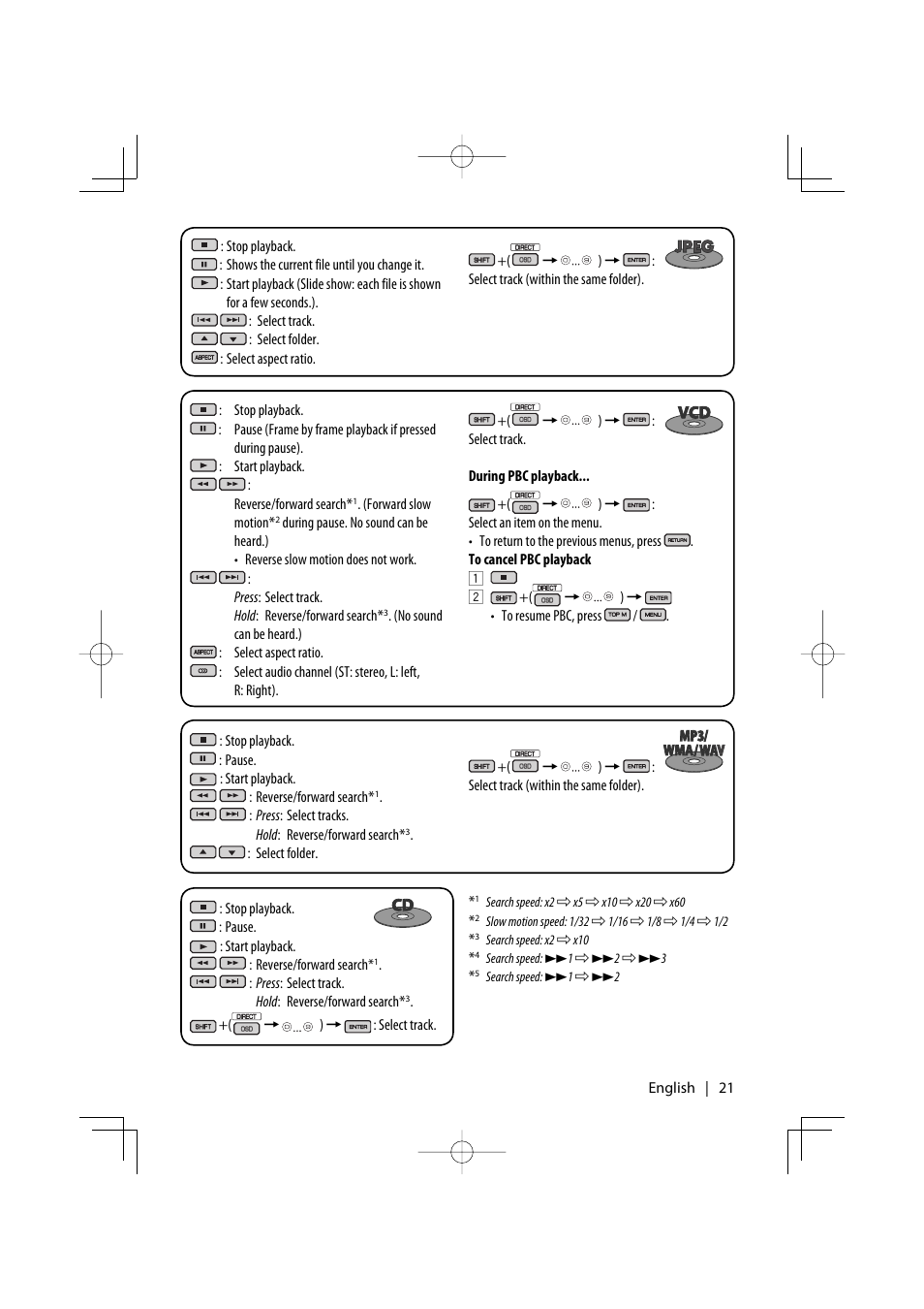 Kenwood KDV-MP7339 User Manual | Page 21 / 44